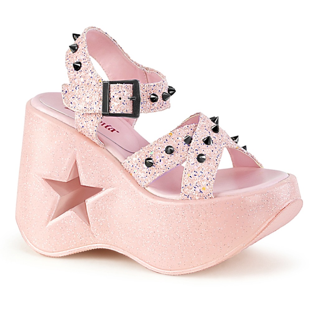 DemoniaCult - DYNAMITE02 Platform Sandals - Pink